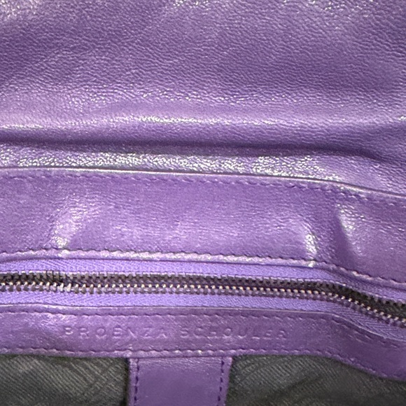Proenza Schouler PS 1 Purple Leather Women's Bag awesome color - Picture 9 of 16